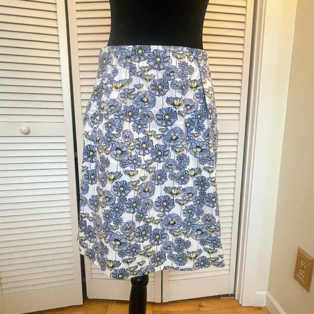 Cotton Mini Skirt with beautiful floral pattern
